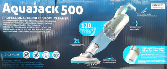 AquaJack® Akku Pool + Spa Sauger AquaJack 500 - Der vielseitige Poolreiniger für höchste Ansprüche