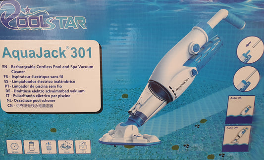 AquaJack® Pool + Spa Sauger AquaJack 301 - Leistungsstarker Akku betriebener Poolreiniger für makellose Sauberkeit