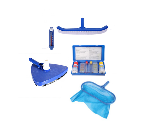 Pool Reinigungsset Standard - Umfassendes Zubehör Set für einen Sauberen Pool