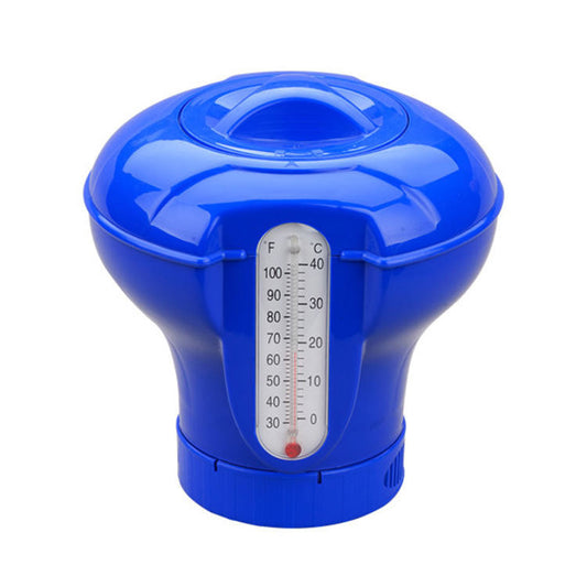 Großer Dosierschwimmer mit Thermometer für 200g Tabletten
